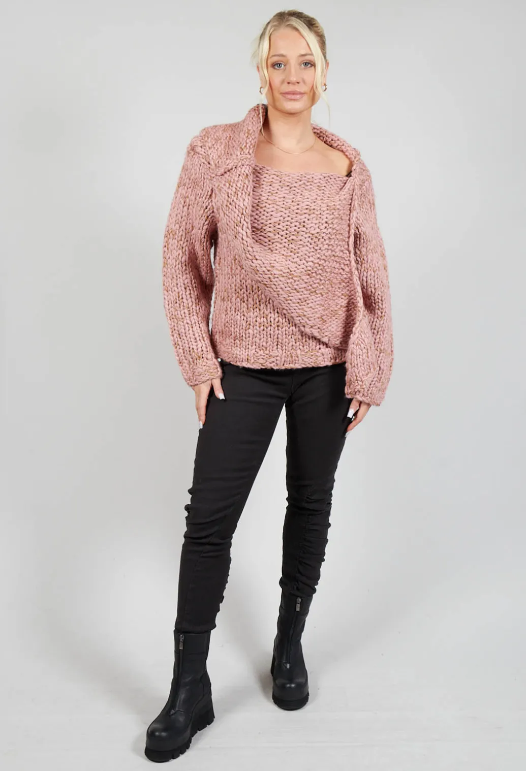 Chunky Knit Jumper in Amaretto