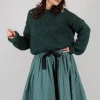 Chunky Knit Jumper in Original Green