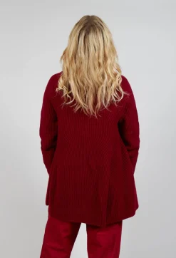 Chunky Roll Neck Jumper in Sunset