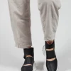 Chunky Sole Cut Out Boots in Gasoline Nero