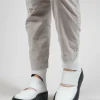 Chunky Sole Open Shoe in Taurus Bianco