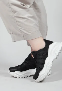 Chunky Sole Trainers in Antracite Mix