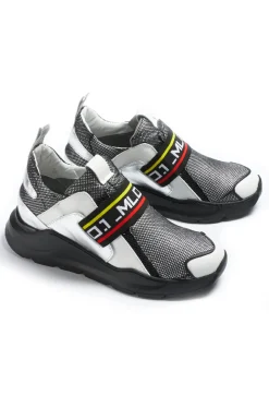 Chunky Trainers in Pamlos White / Ortoclasio Black