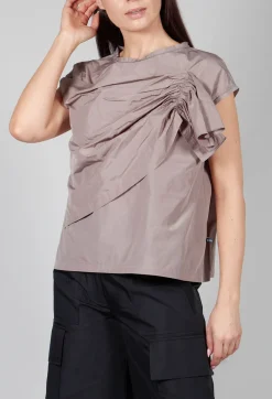 CIAN Top in Grey Brown