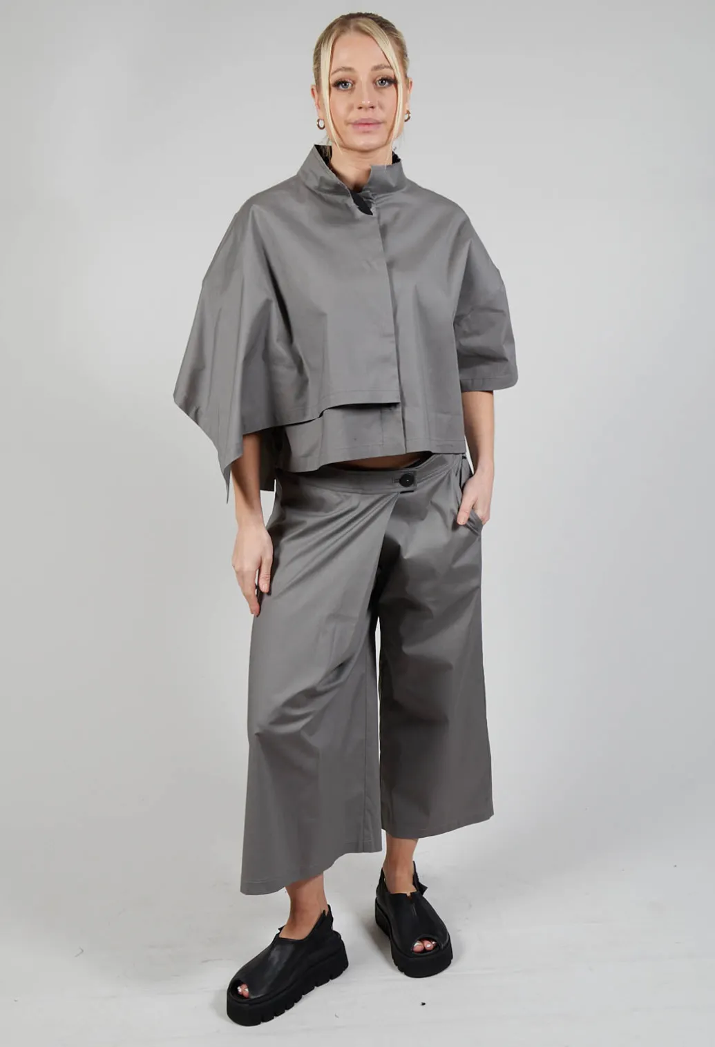 CIJE Shirt in Grey Brown