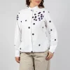 Cikita Print Shirt in Plum Dots