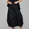 Circle Texture Skirt in Black
