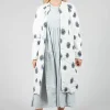 Citrus Print White Coat