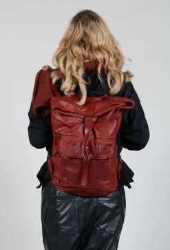 City Backpack in Waxy Cinnamon
