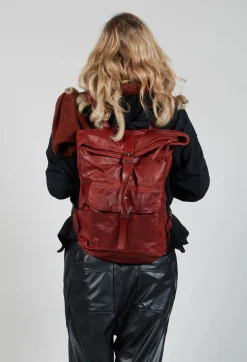 City Backpack in Waxy Cinnamon