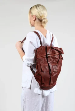 City Backpack in Waxy Cinnamon