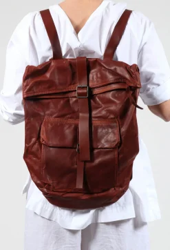 City Backpack in Waxy Cinnamon