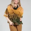 Ciudad Top in Avocado Green Banner