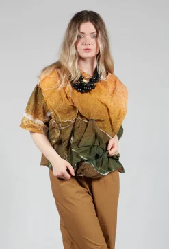 Ciudad Top in Avocado Green Banner