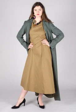 Classic Tweed Coat in Blue Tweed