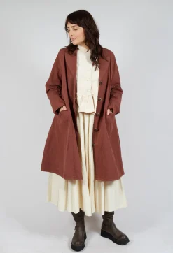Cliquid Coat in Mudcloth