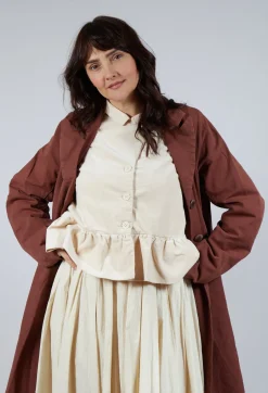 Cliquid Coat in Mudcloth