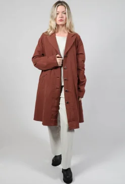 Cliquid Coat in Mudcloth