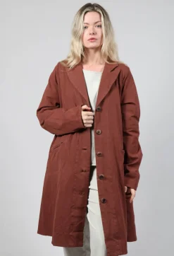 Cliquid Coat in Mudcloth