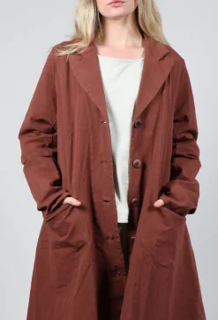 Cliquid Coat in Mudcloth