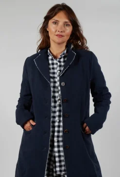 Coat Melita in Navy