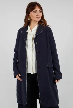 Coat Melita in Navy