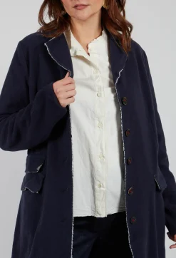 Coat Melita in Navy