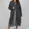 Coat Melita in Zinc