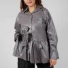 Coated Shirt in Grey
