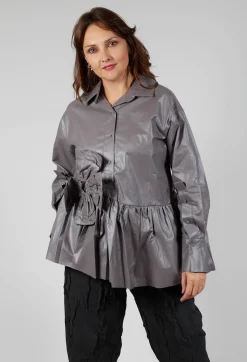 Coated Shirt in Grey
