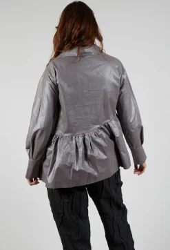 Coated Shirt in Grey