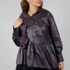 Coated Shirt in Purple