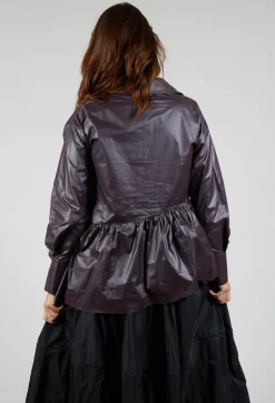Coated Shirt in Purple