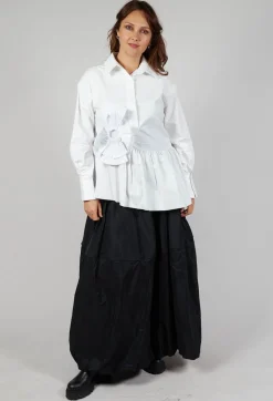 Coated Shirt in White