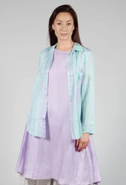 Cocinella Shirt in Lilla and Acqua