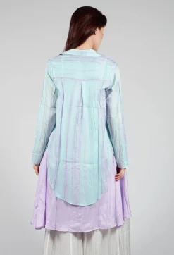 Cocinella Shirt in Lilla and Acqua
