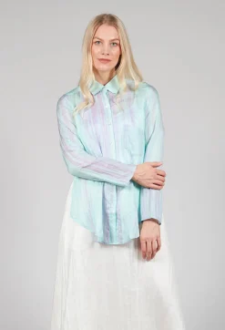 Cocinella Shirt in Lilla and Acqua