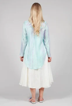 Cocinella Shirt in Lilla and Acqua