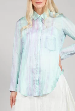 Cocinella Shirt in Lilla and Acqua