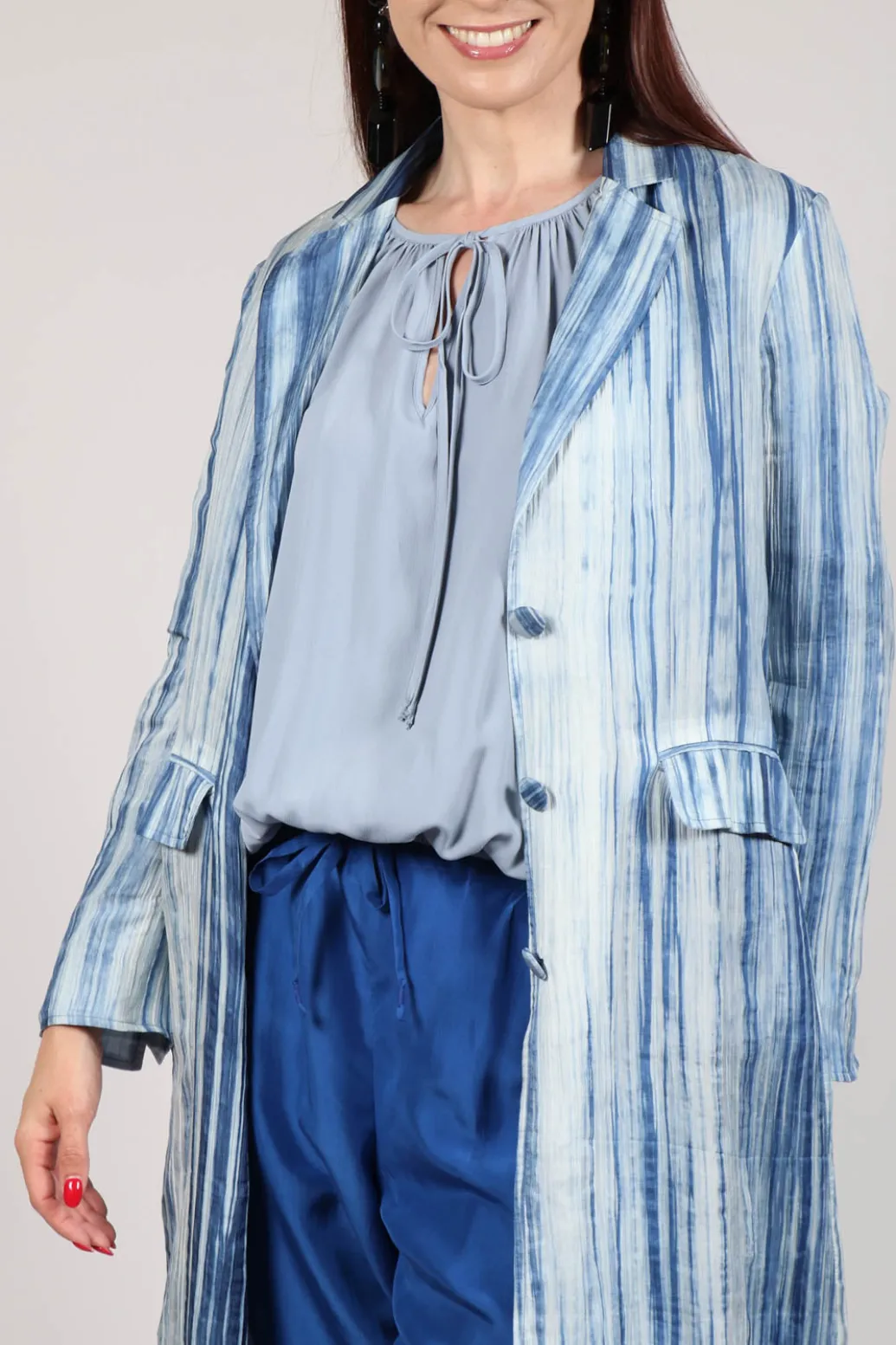 Colette Coat in Blue