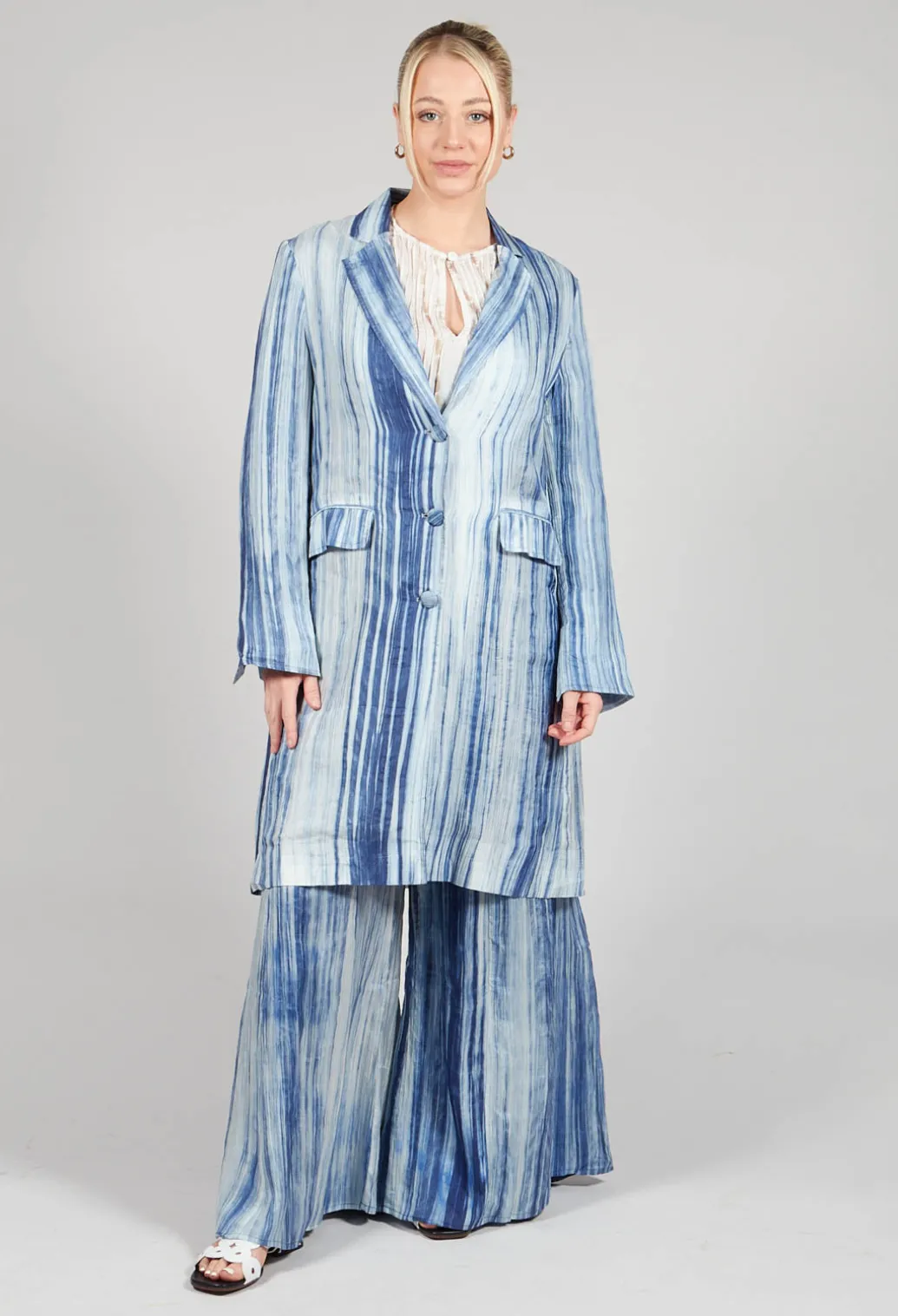 Colette Coat in Blue