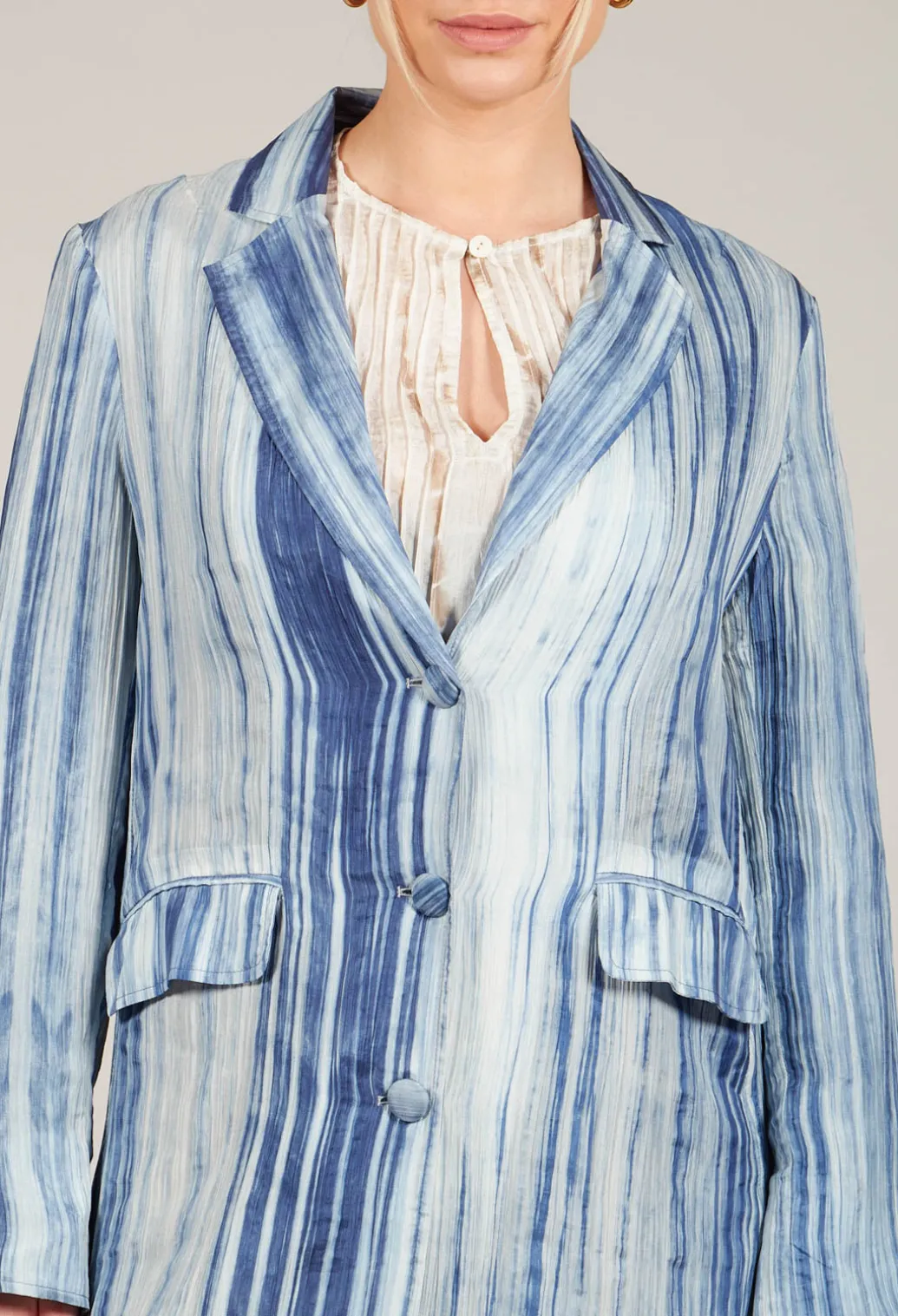 Colette Coat in Blue