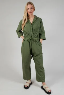 Collar Jumpsuit TS in Green