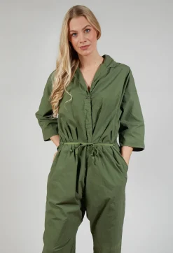 Collar Jumpsuit TS in Green