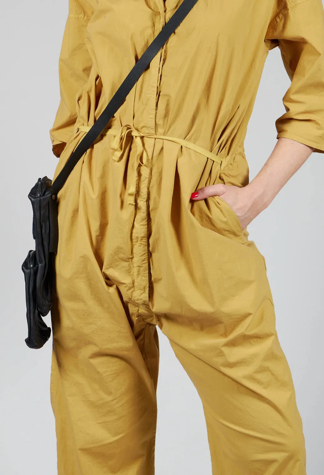 Collar Jumpsuit TS in Sun Yellow