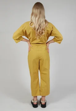 Collar Jumpsuit TS in Sun Yellow