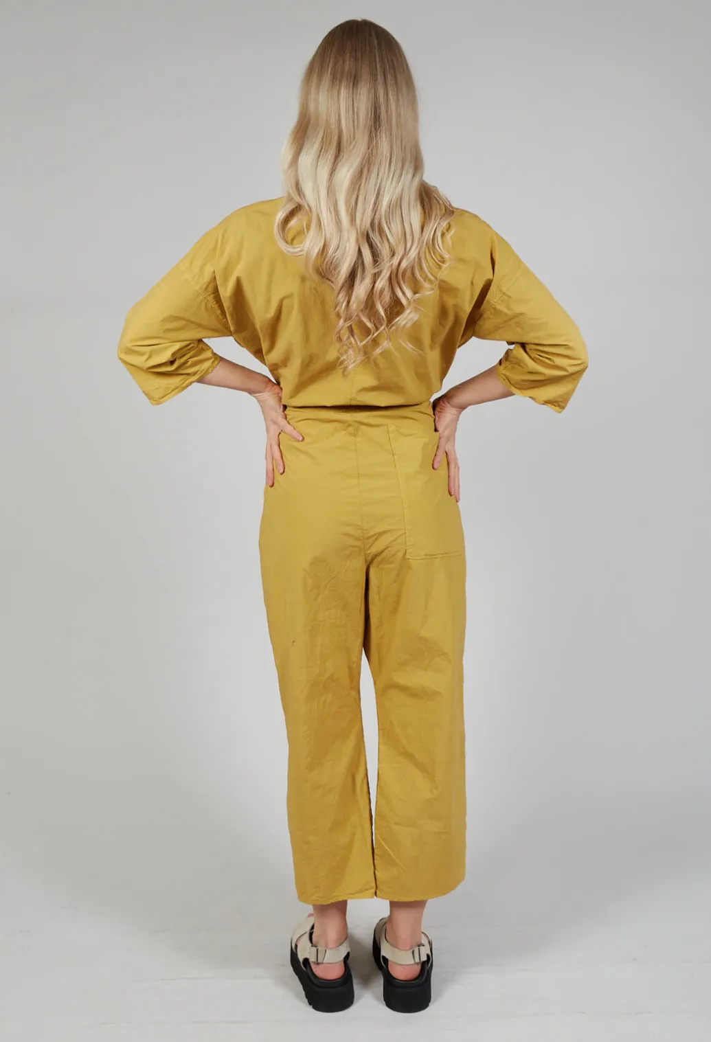 Collar Jumpsuit TS in Sun Yellow