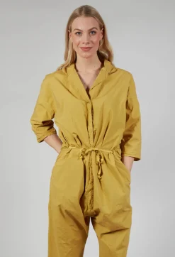 Collar Jumpsuit TS in Sun Yellow