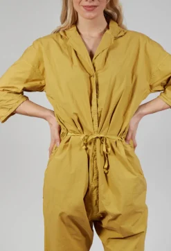 Collar Jumpsuit TS in Sun Yellow