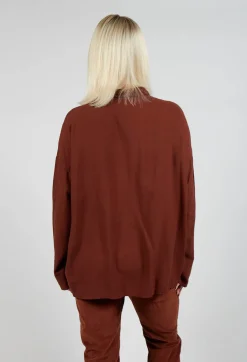 Collar Shirt TBC in Rust